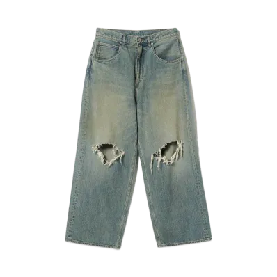 BEAMS FUTURE ARCHIVE Buggy Crush Denim "Blue"