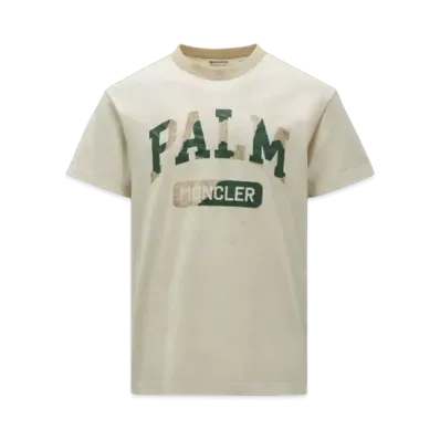 MONCLER X Palm Angels T-Shirt "Off White"