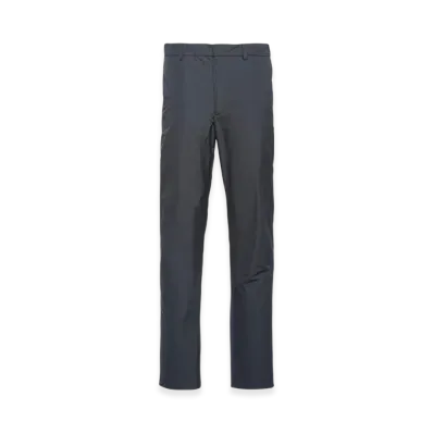 PRADA Technical Poplin Pants "Lead Gray"