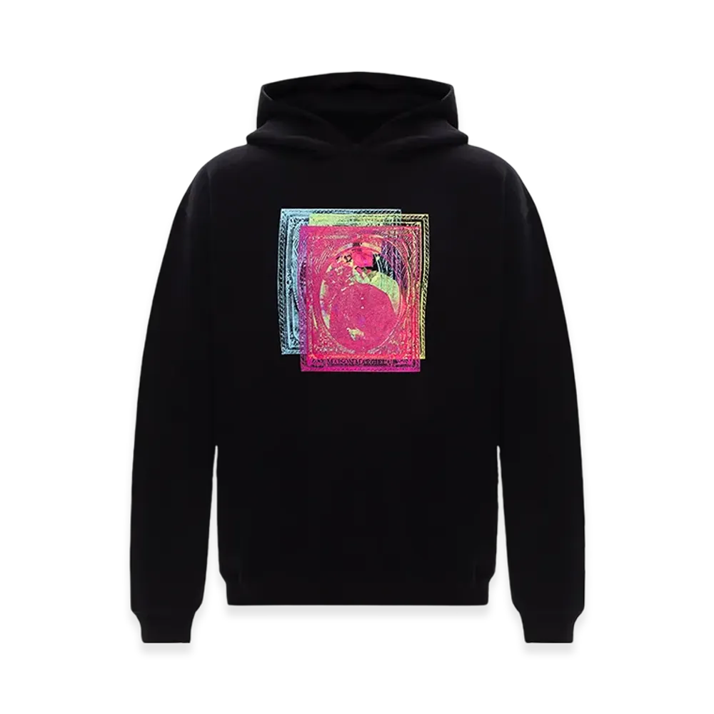 Maison Margiela Stamp Printed Hoodie "Black"
