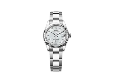 ROLEX Datejust 31mm Oystersteel & White Gold 278274 "White Mother-of-Pearl"