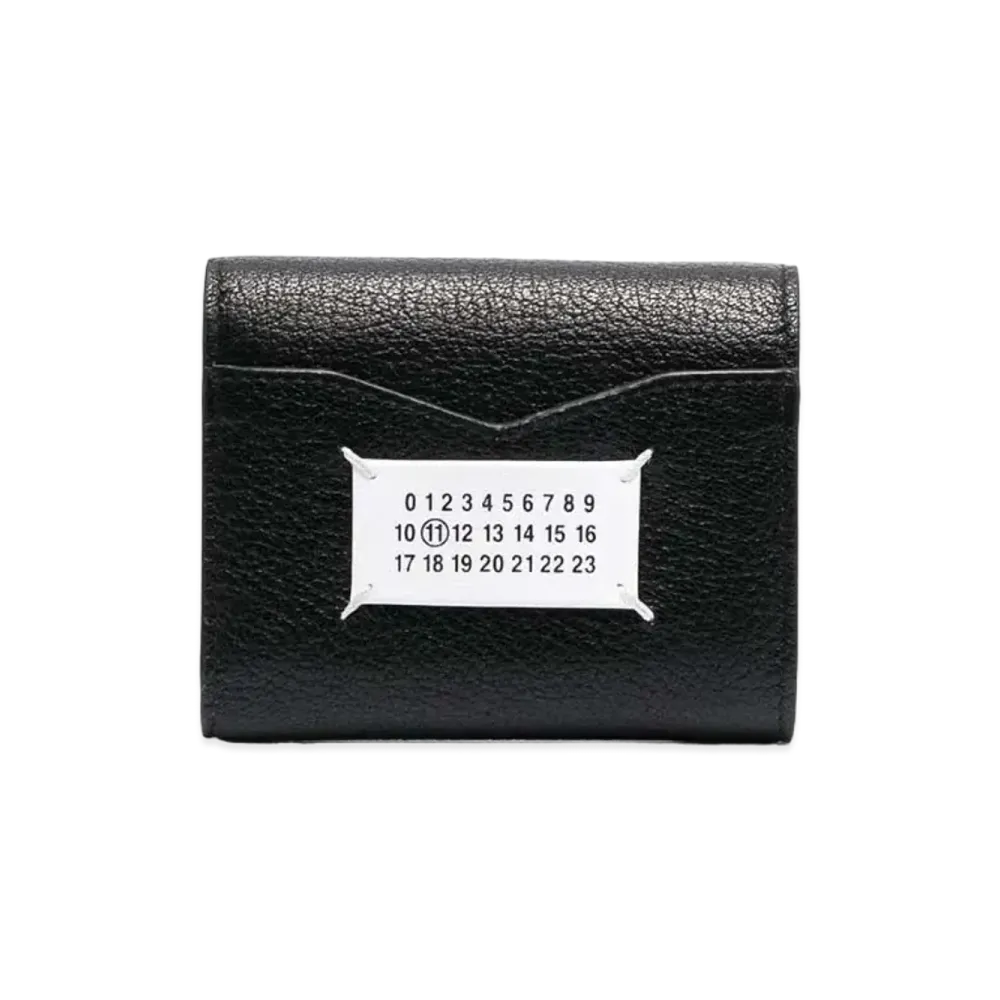 Maison Margiela 4-Stitches Zip Wallet "Black"
