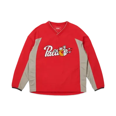 PALACE SHELL PULLOVER JACKET "Red"