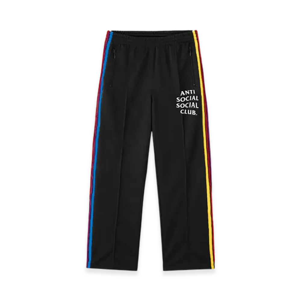 ANTI SOCIAL SOCIAL CLUB x NASCAR Motorsport Velour Track Pant "Black"