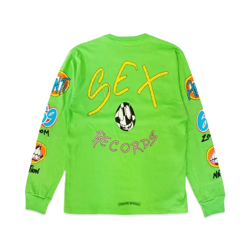 Chrome Hearts Matty Boy Sex Records L/S T-Shirt "Citrus"