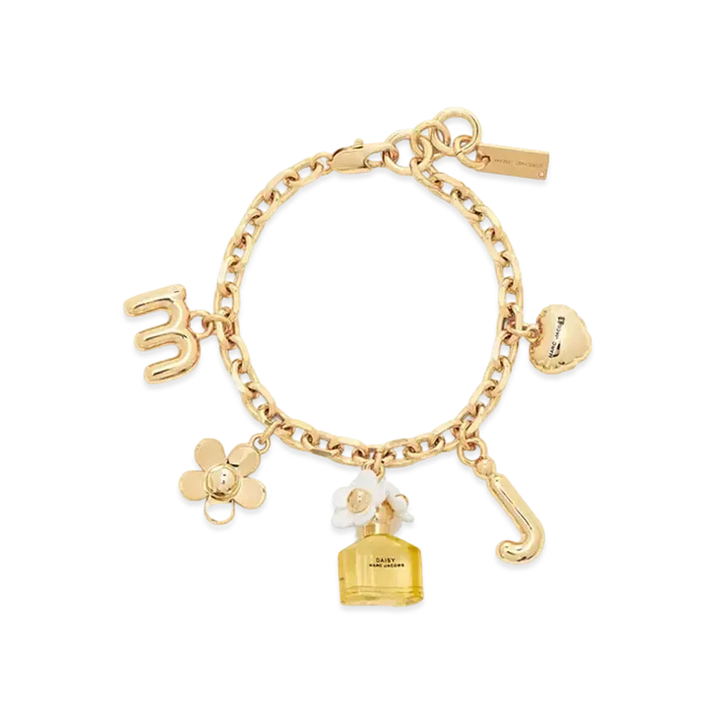 Marc Jacobs Daisy Charm Bracelet "Gold"