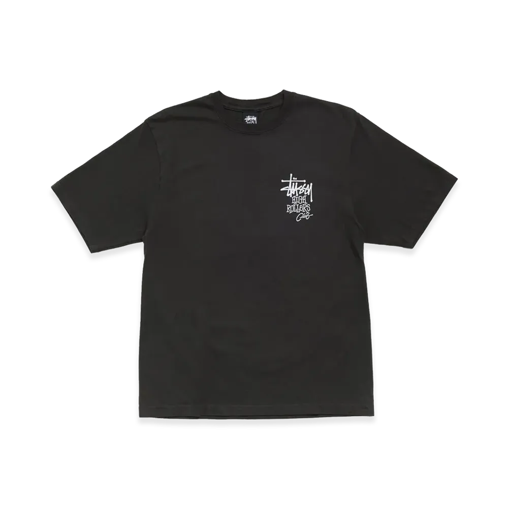 Stussy High Rollers Tee "Faded Black"