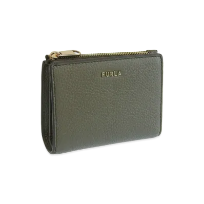 FURLA Ritzy S Bi-Fold W Zip Vitello Keria "Gray"