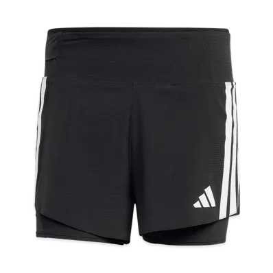 adidas Adizero Running 2-in-1 Gel Pocket Shorts "Black"