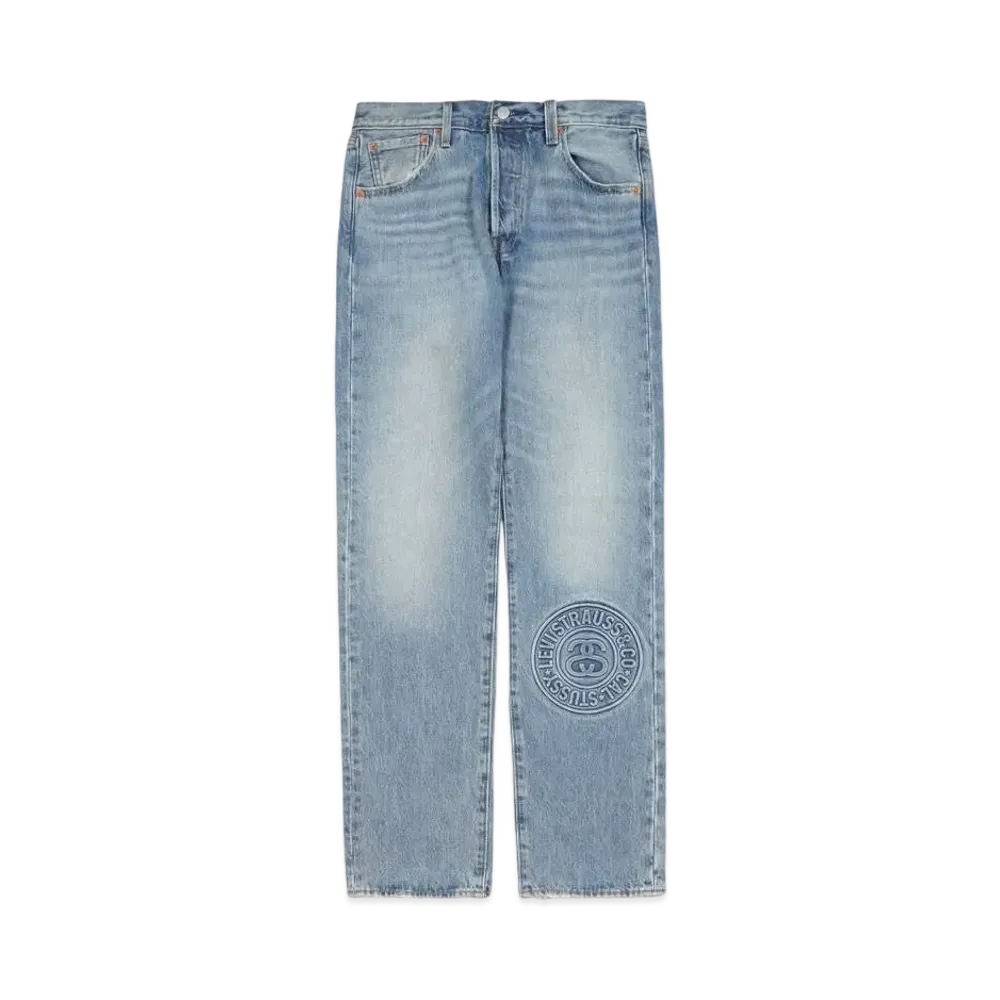 Stussy × Levi's Embossed 501 "Denim" A52180000