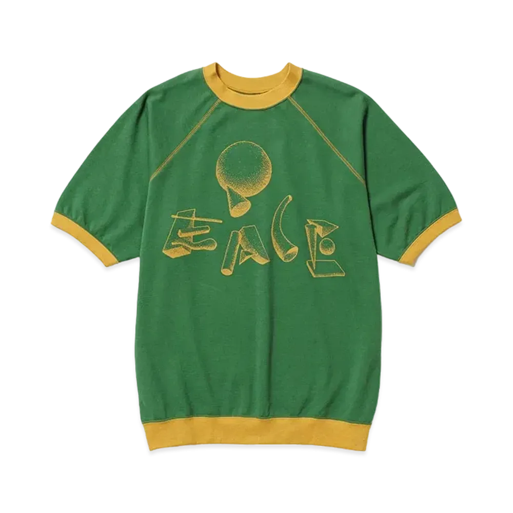 Sasquatchfabrix Polyhedron "Peace" H/S Sweat Shirt "Green"