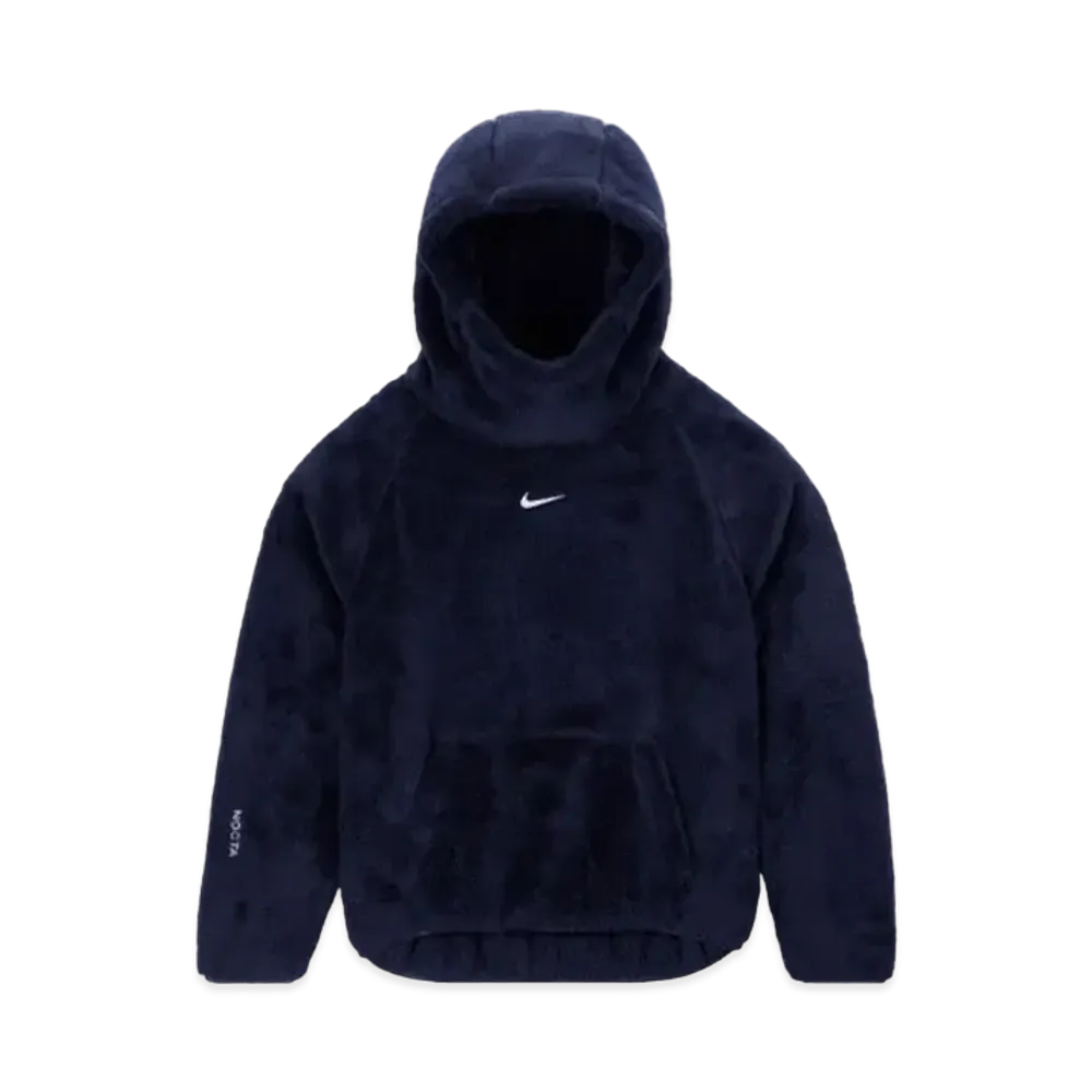 Nike x NOCTA 8K Peaks Fleece Hoodie "Midnight Navy/Wolf Grey"