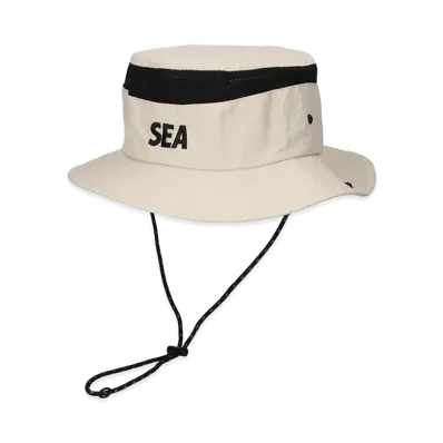 WIND AND SEA Nylon Safari Hat "Beige"