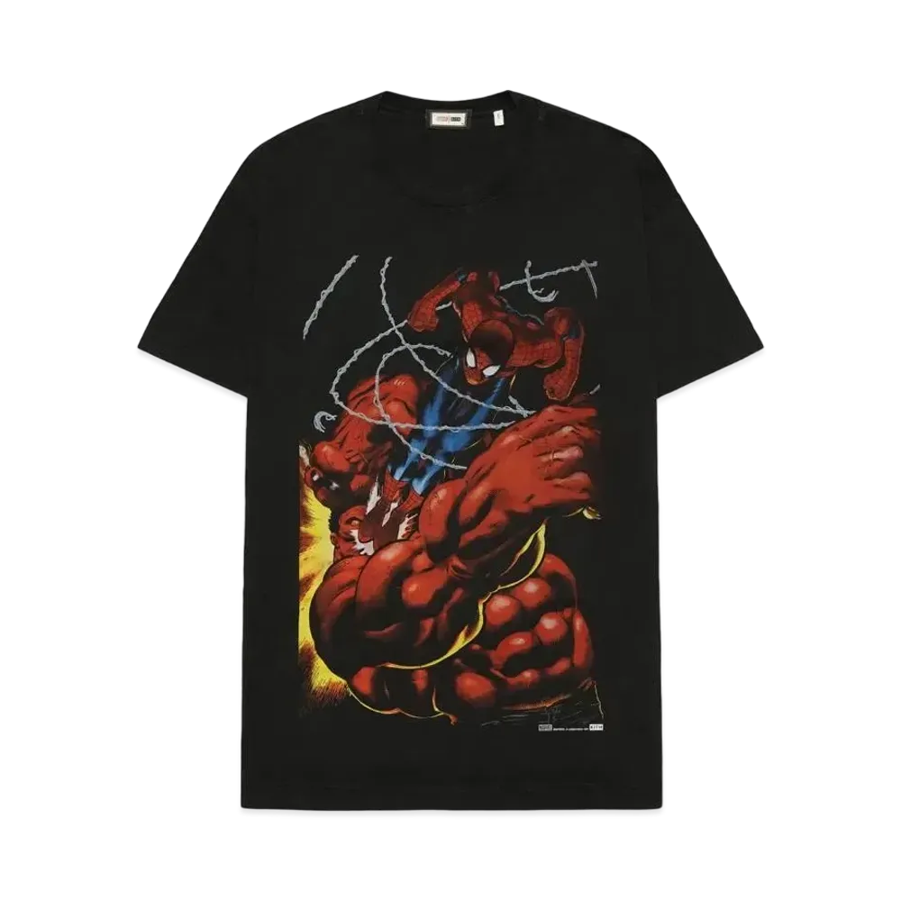 Marvel x Kith Spider-Man Red Hulk Vintage Tee "Black"