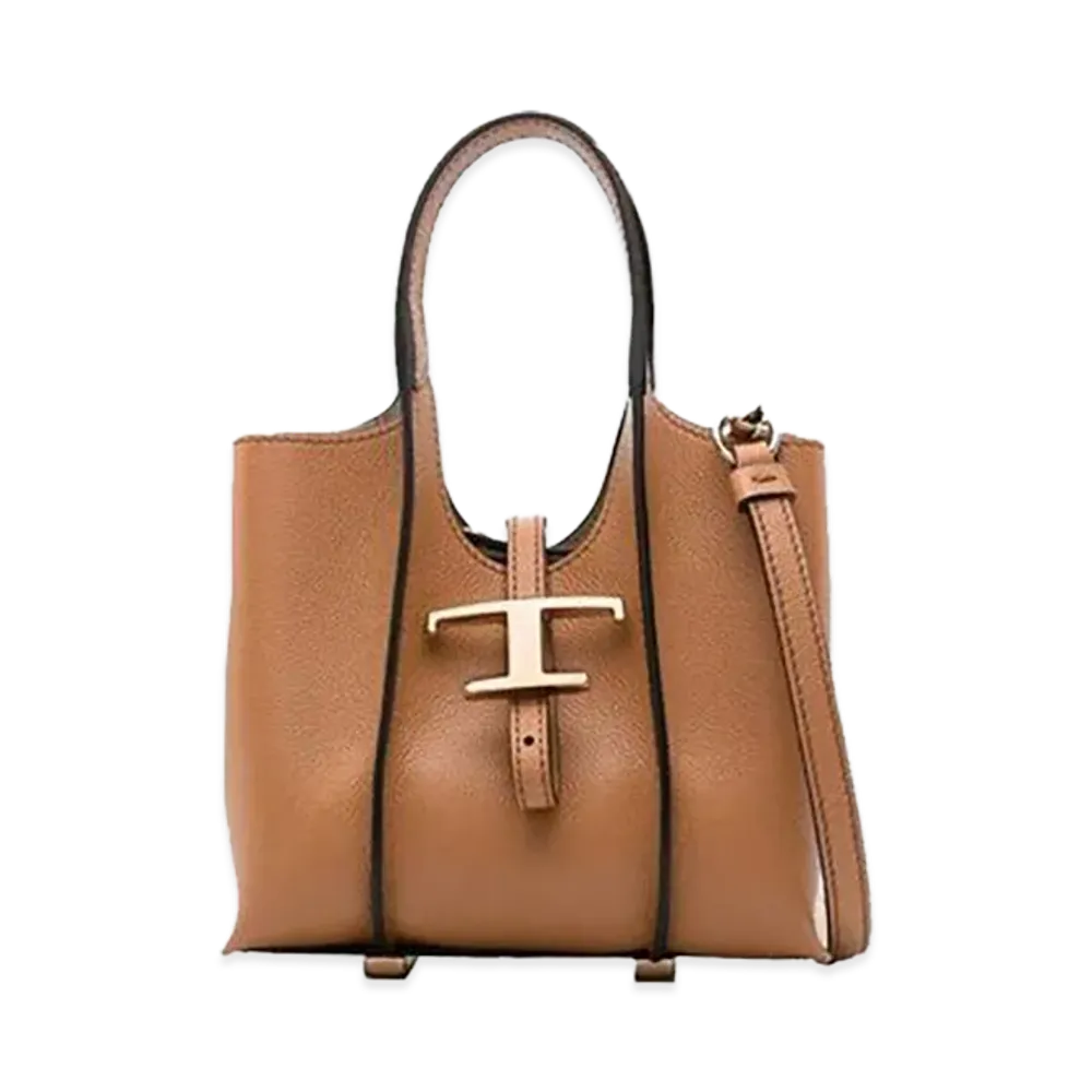 TOD'S T Timeless Micro Bag "Brown"