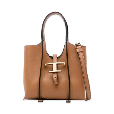 TOD'S T Timeless Micro Bag "Brown"