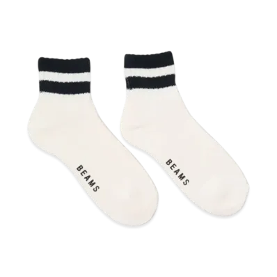 BEAMS 2 Pack Pile Socks "OffWhite"