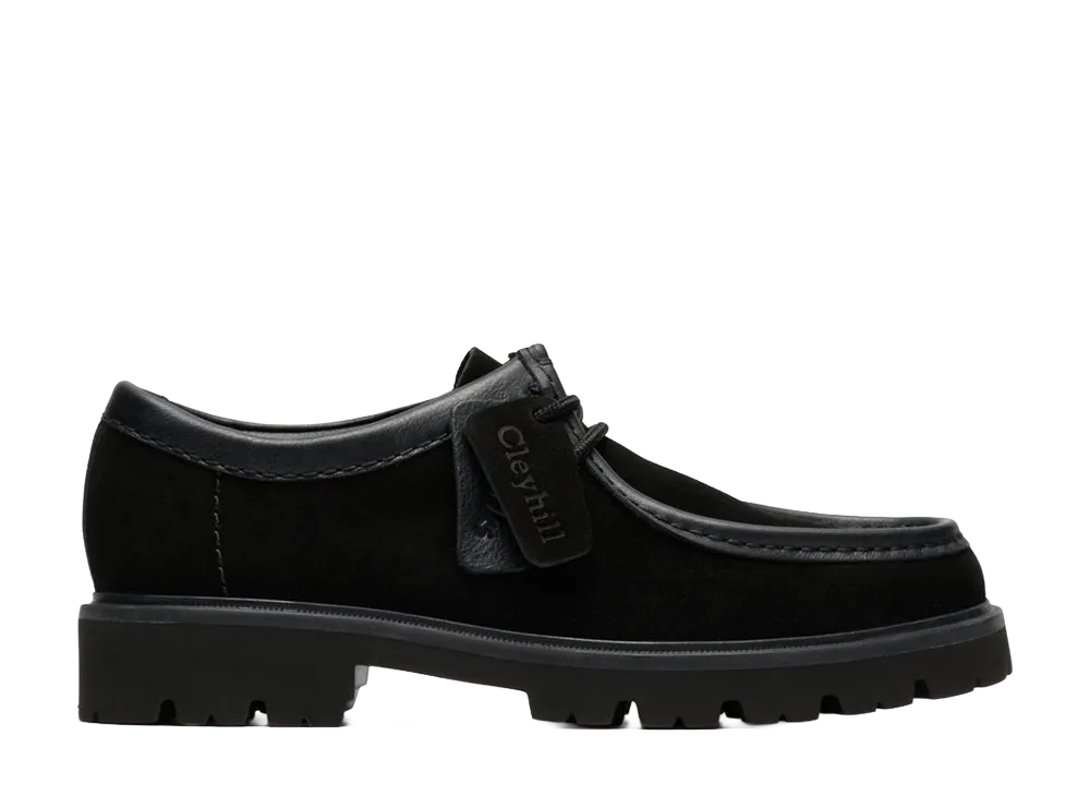 Clarks Cleyhill Seam "Black Suede"