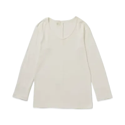 N.HOOLYWOOD V Neck Long Sleeve "White"
