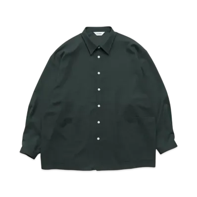 Graphpaper Side Pocket L/S Shirt "Green"