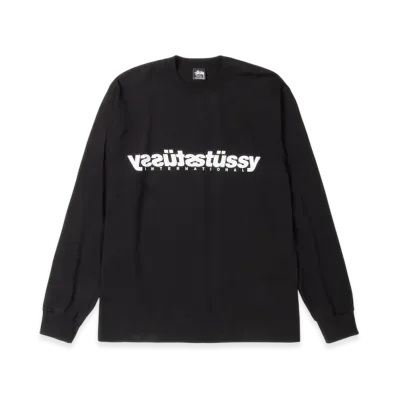 Stussy Mirror LS Tee "Black"