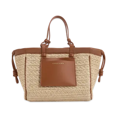 CHARLES & KEITH Babylon Drawstring Tote Bag "Multi"