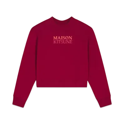 Maison Kitsune Gradient Maison Kitsune Boxy Sweatshirt "Winterberry"