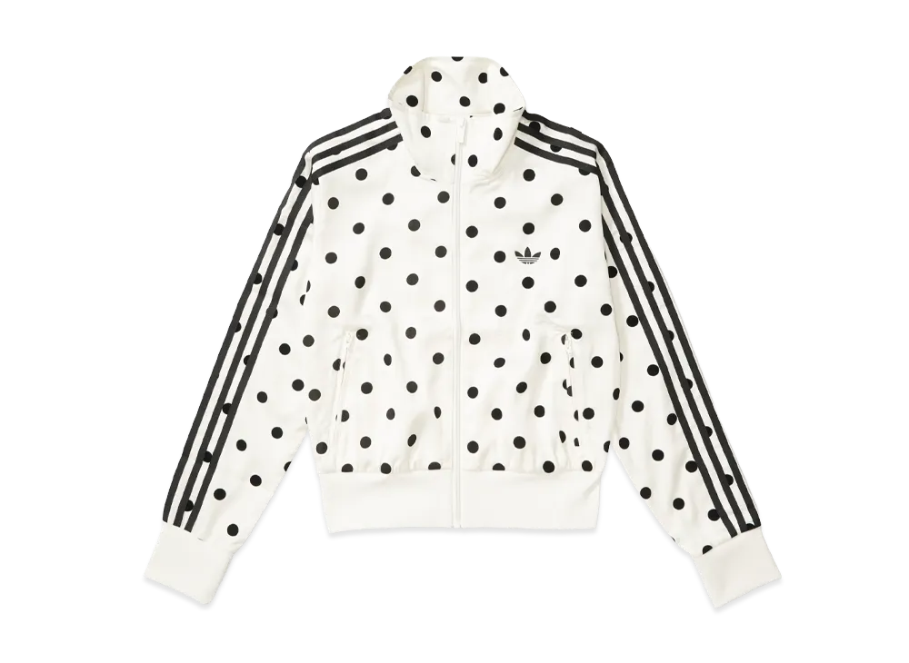 adidas Satin Polka Dot TT Track Top "Off White"