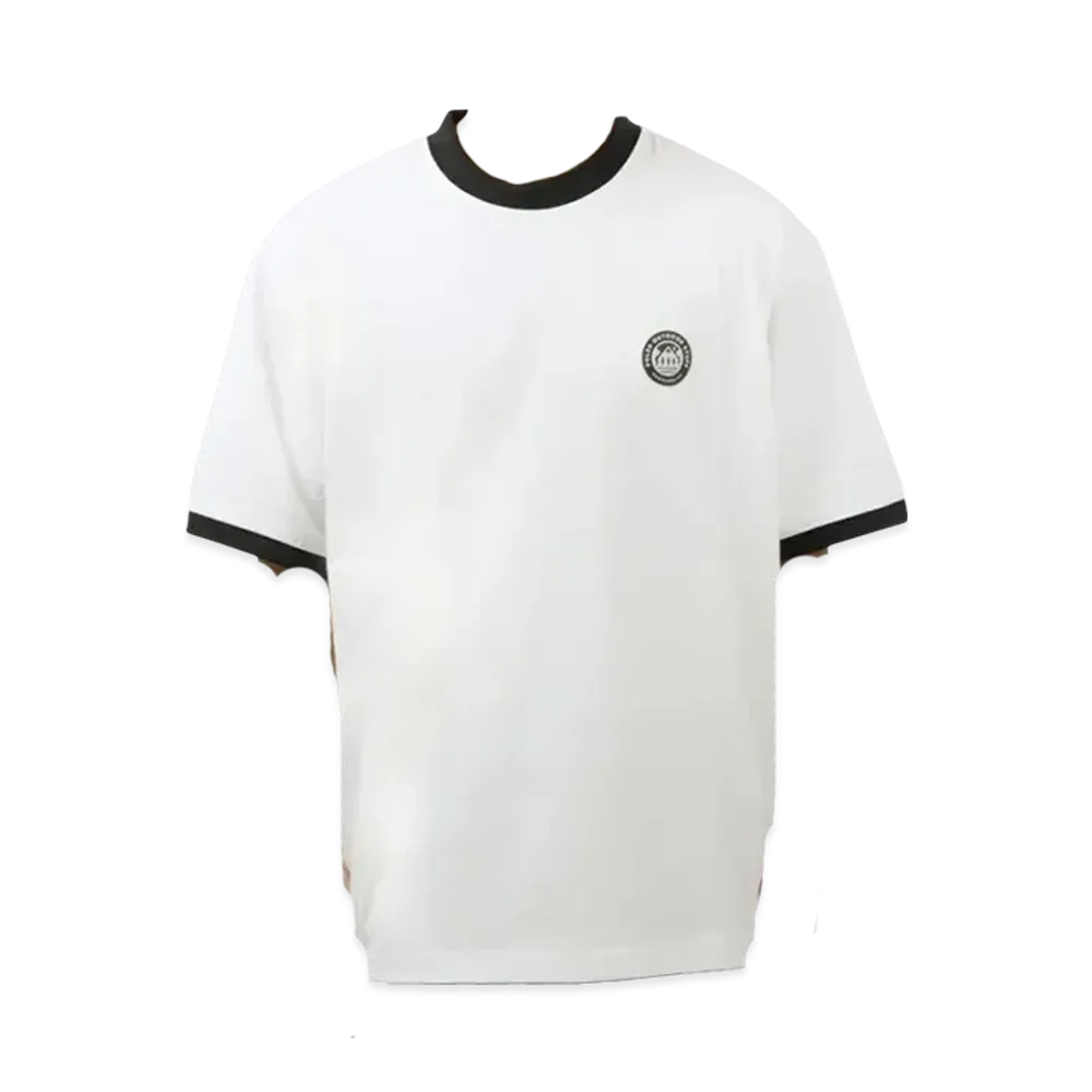 POLeR Psychedelic Relax Trim SS Tee "WhiteBlack"