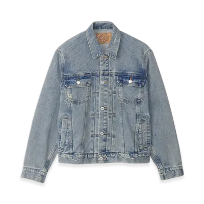 GOD ONLY KNOWS Denim Jacket "Faded Indigo"