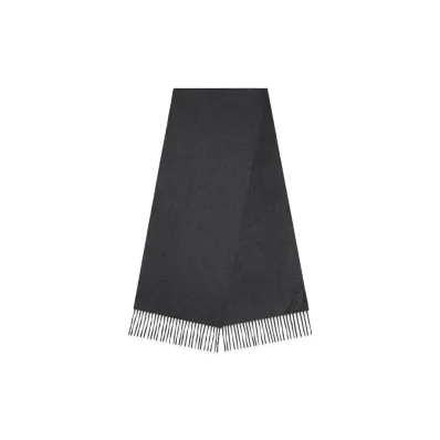 Bottega Veneta Cashmere Scarf "Charcoal Melange"