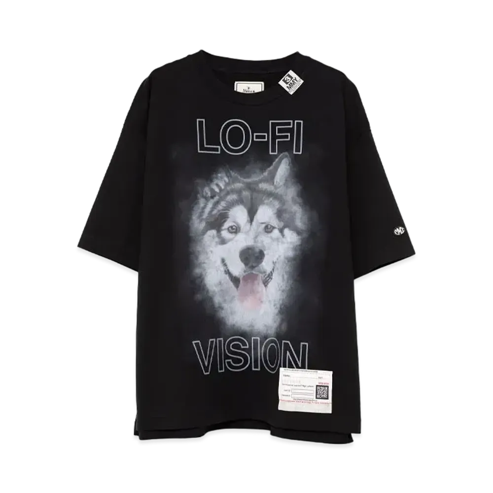 Maison MIHARA YASUHIRO Dog Printed T-shirt "Black"