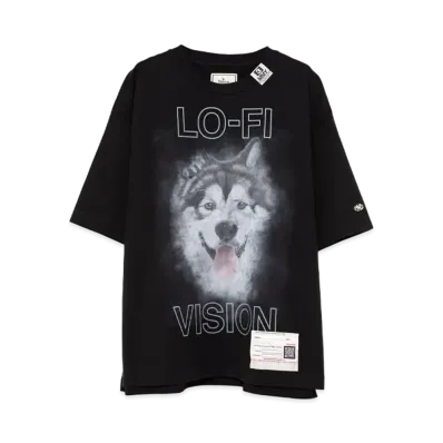 Maison MIHARA YASUHIRO Dog Printed T-shirt "Black"