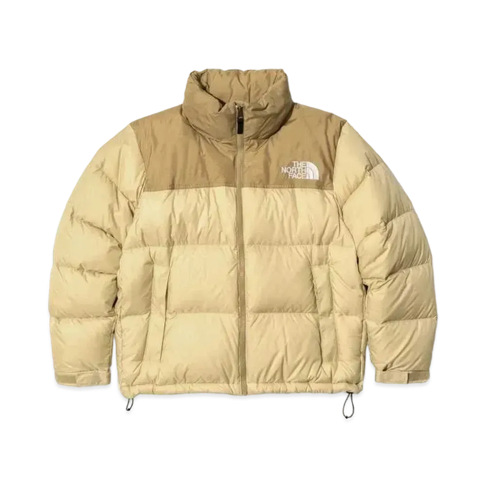 The North Face Short Nuptse Jacket "Kelp Tan/Gravel"