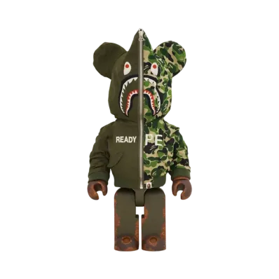 Bearbrick x Readymade x A Bathing Ape 1000%