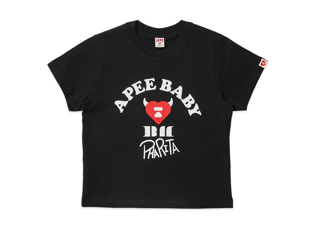 A BATHING APE x BABY MONSTER Women's APEE Baby Print Tee #2 "Black"