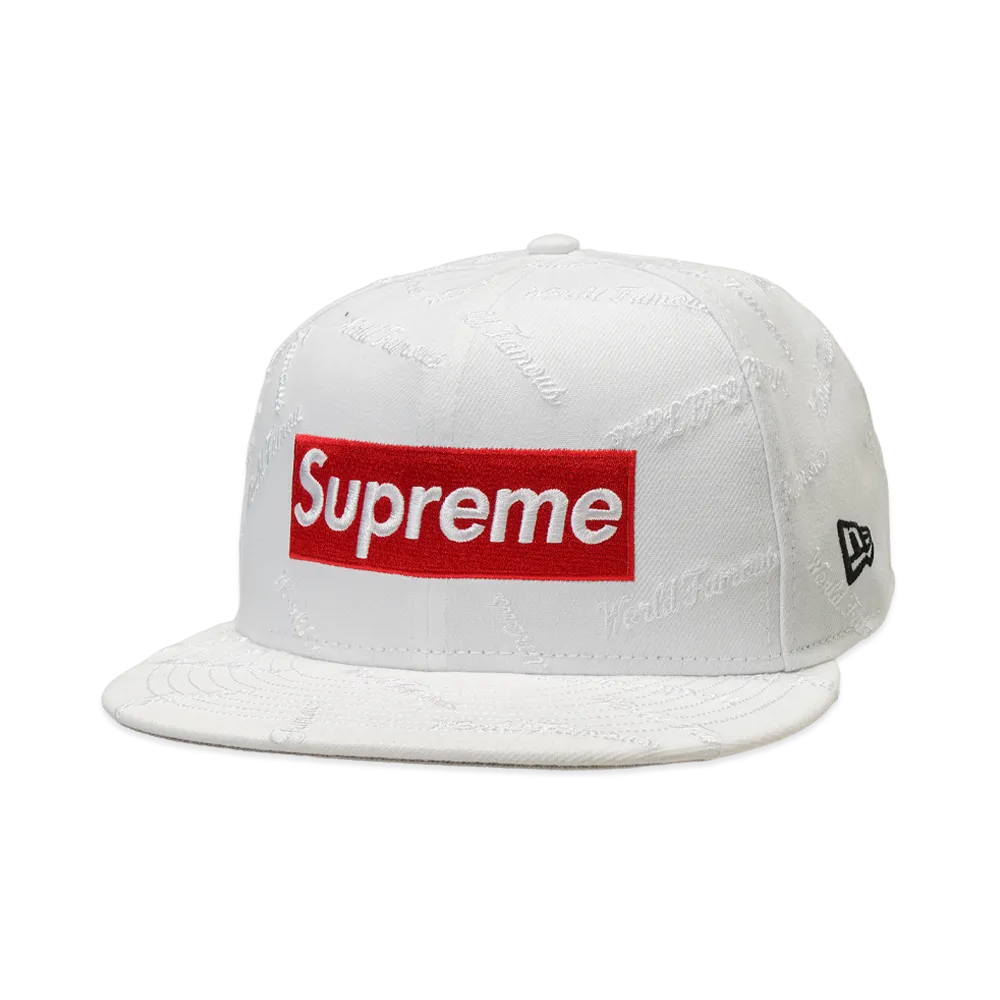 Supreme World Famous Box Logo New Era "White"
