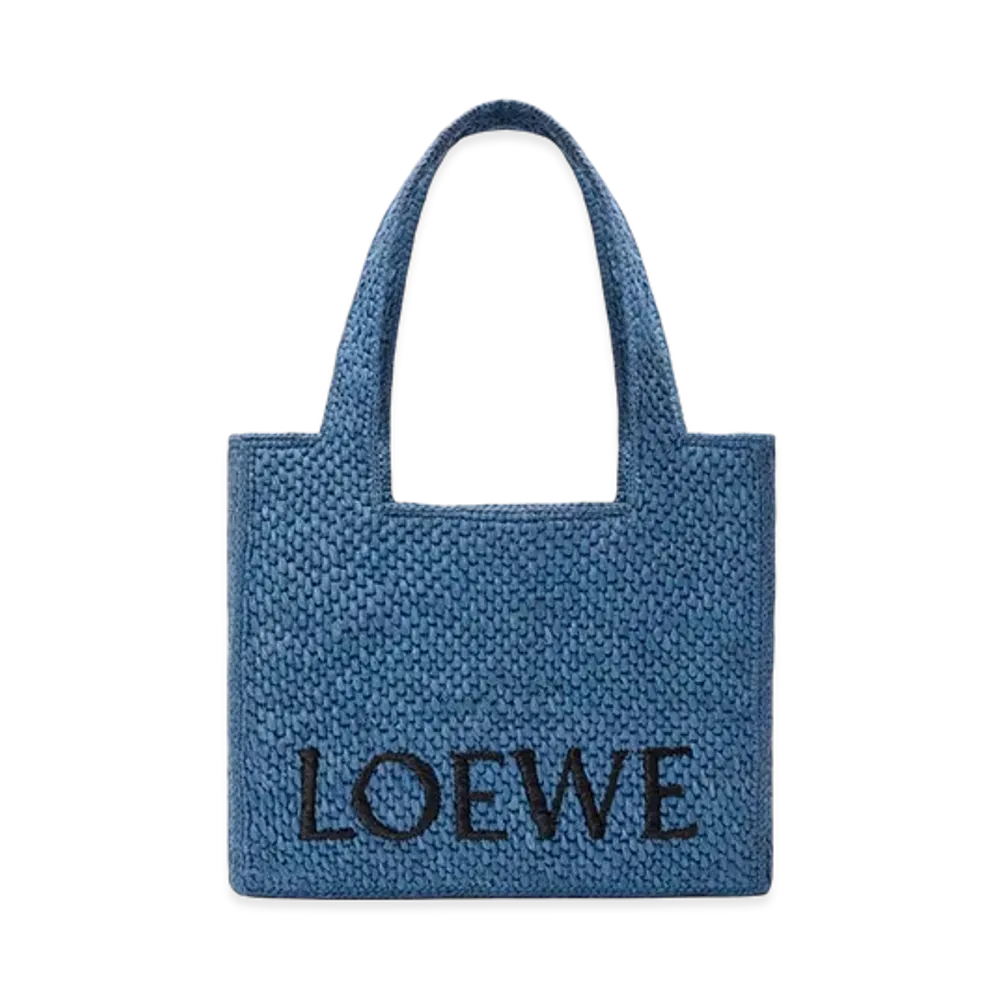 LOEWE Font Tote Medium "Light Blue"
