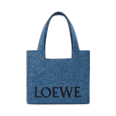 LOEWE Font Tote Medium "Light Blue"