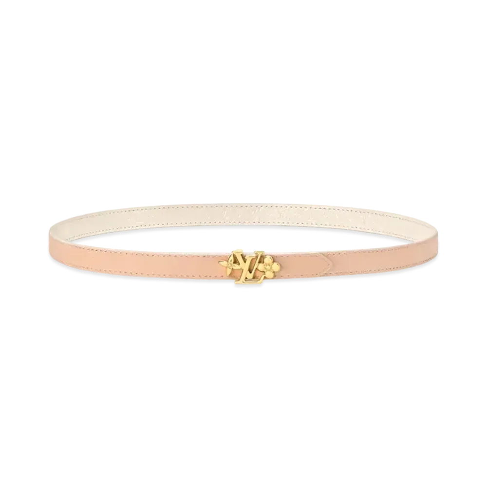 Louis Vuitton LV Flowergram Ardillon 18mm Belt "Ecru"