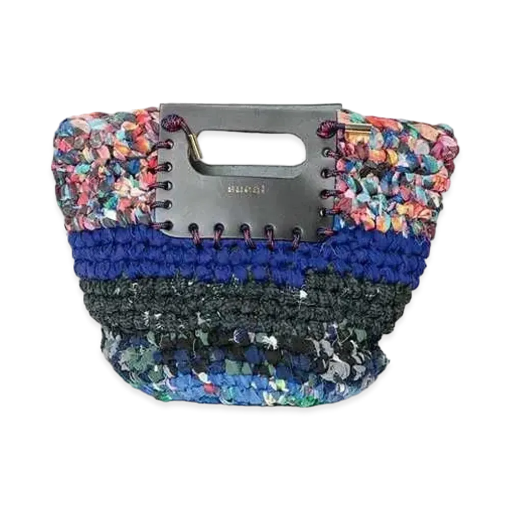 sacai Zantan Crochet Bag "Blue"
