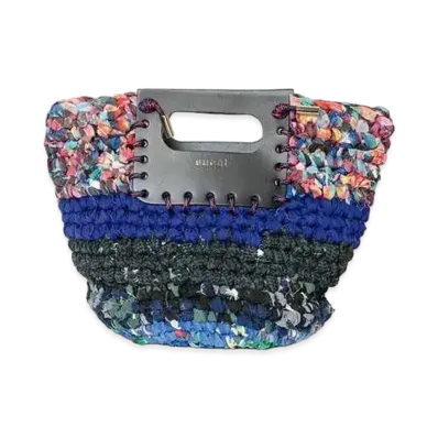 sacai Zantan Crochet Bag "Blue"