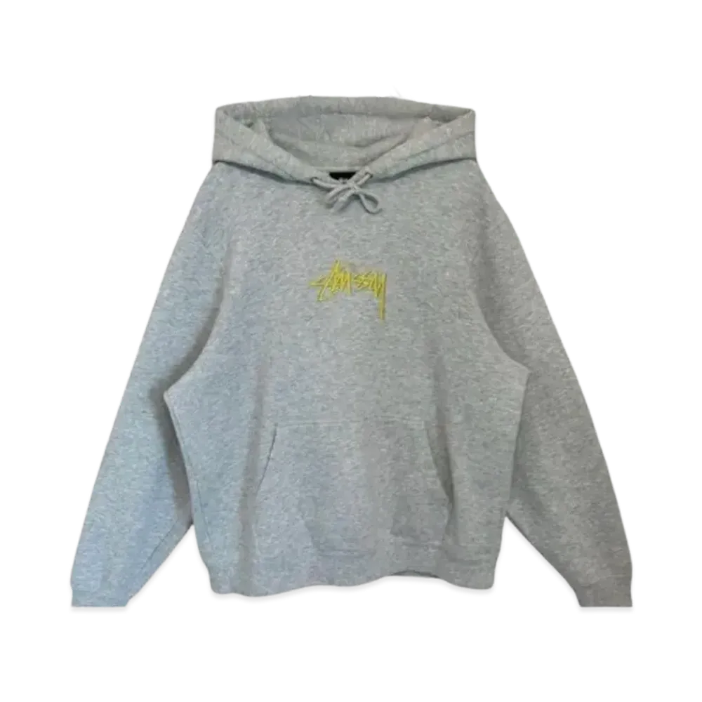 Stussy Stock Logo Aapplique Hoodie "Ash Heather"
