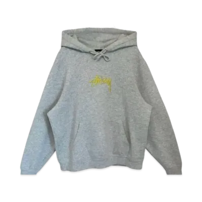 Stussy Stock Logo Aapplique Hoodie "Ash Heather"