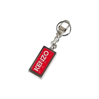 KENZO 'TAG' Key Chain "Silver"