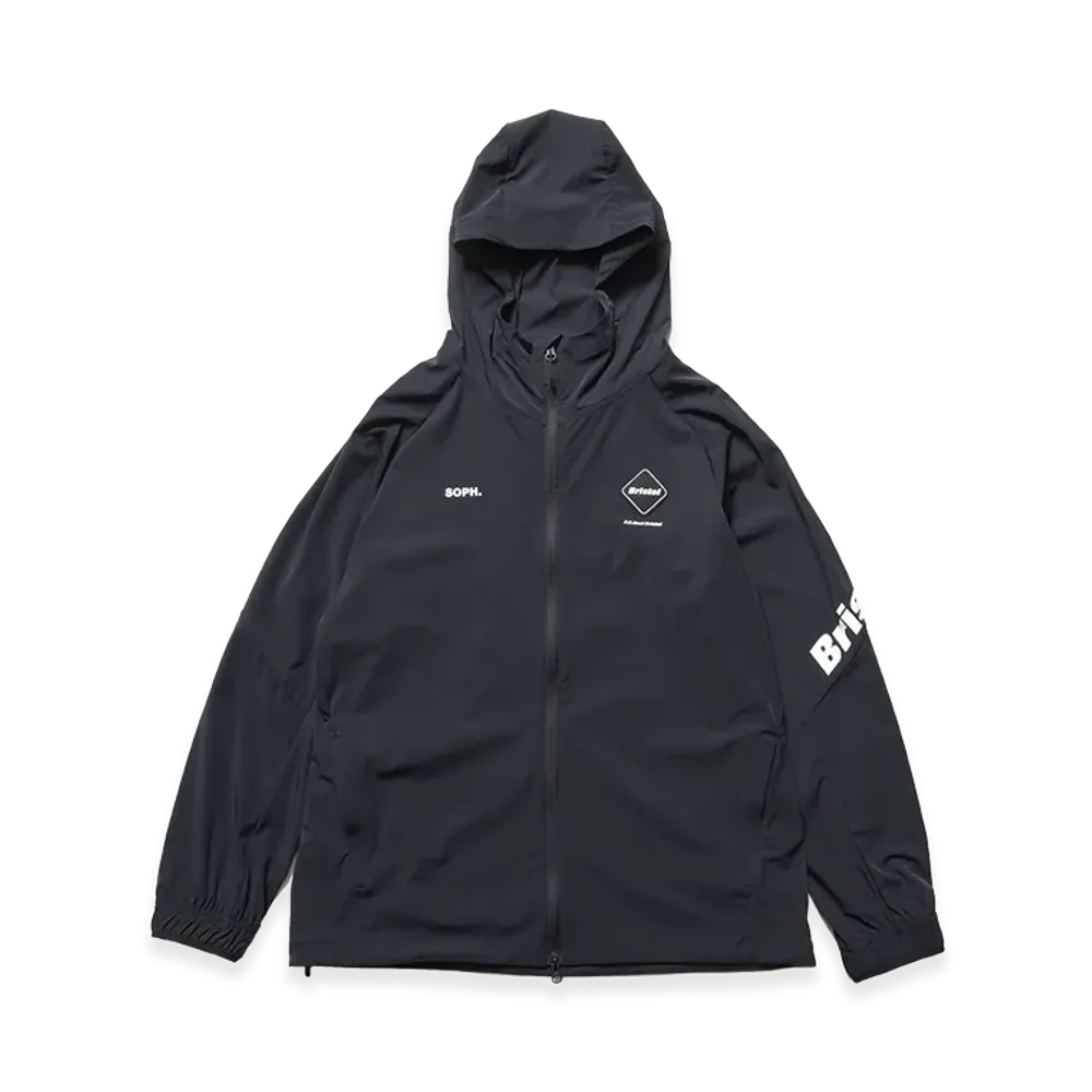 F.C.Real Bristol Cordura 4-Way Stretch Ventilation Hoodie "Black"