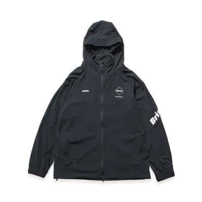 F.C.Real Bristol Cordura 4-Way Stretch Ventilation Hoodie "Black"