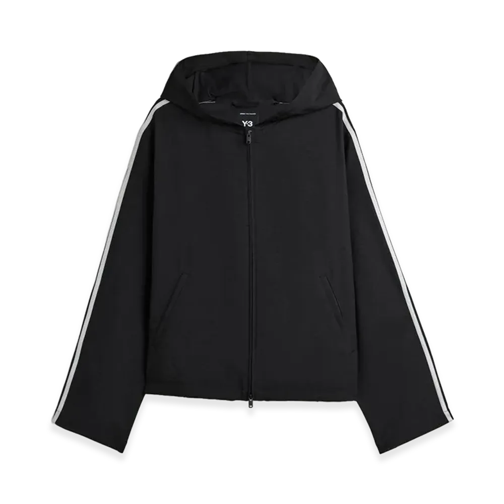 Y-3 Hooded Track Top 3-Stripes "Black"