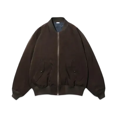 A.PRESSE Silk Padding Jacket "Khaki"