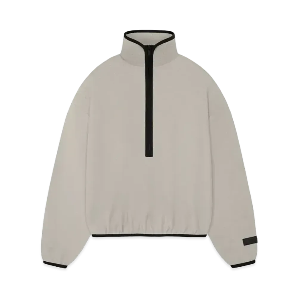 FEAR OF GOD ESSENTIALS Women's Halfzip Mockneck "Seal"